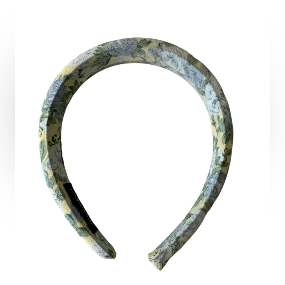 Women's Floral Headband in Yellow and Green Boho Cottagecore Feminine Stylish